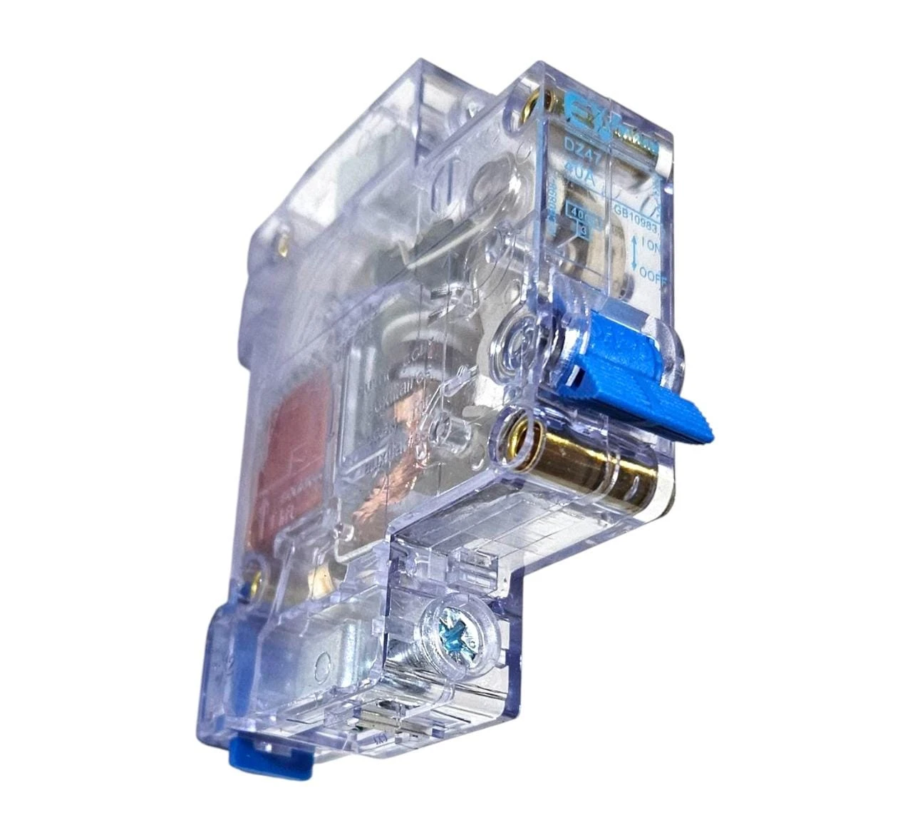 (PACK OF 12 PCS) MCB 40A TRANSPARENT BODY